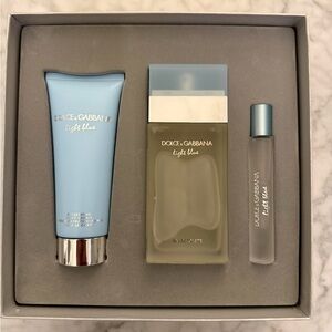 Dolce & Gabbana Light Blue Gift Box - Silver and Pale Blue